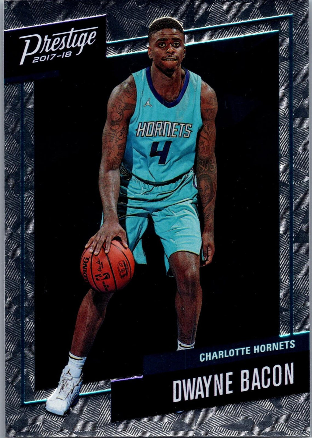 2017-18 Panini Prestige #38 Dwayne Bacon Micro Etch Rookies Bright Green