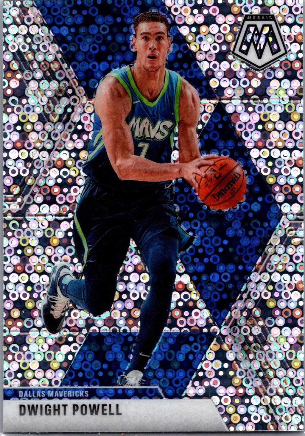 Dwight Powell #74 2019-20 Silver parallel disco