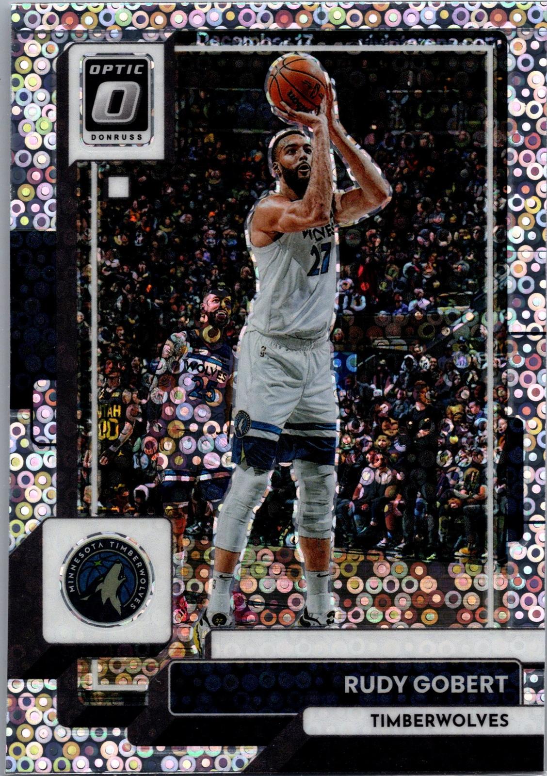 2022-23 Donruss Optic #70 Rudy Gobert Fast Break Holo