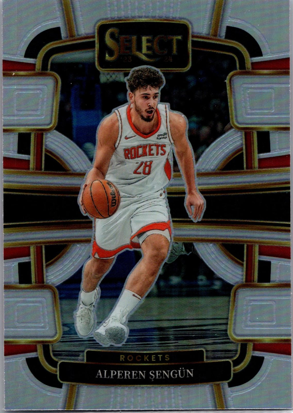 2023-24 Panini Select #13 Alperen Sengun Silver Prizm