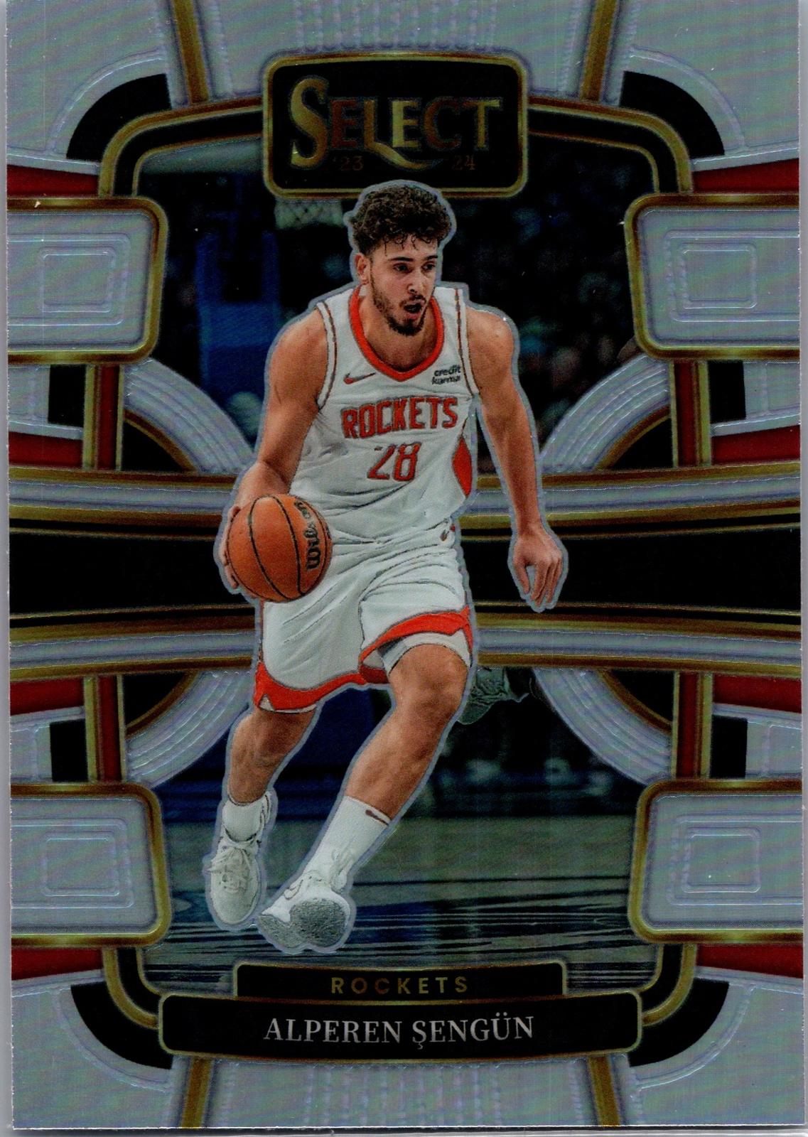 2023-24 Panini Select #13 Alperen Sengun Silver Prizm