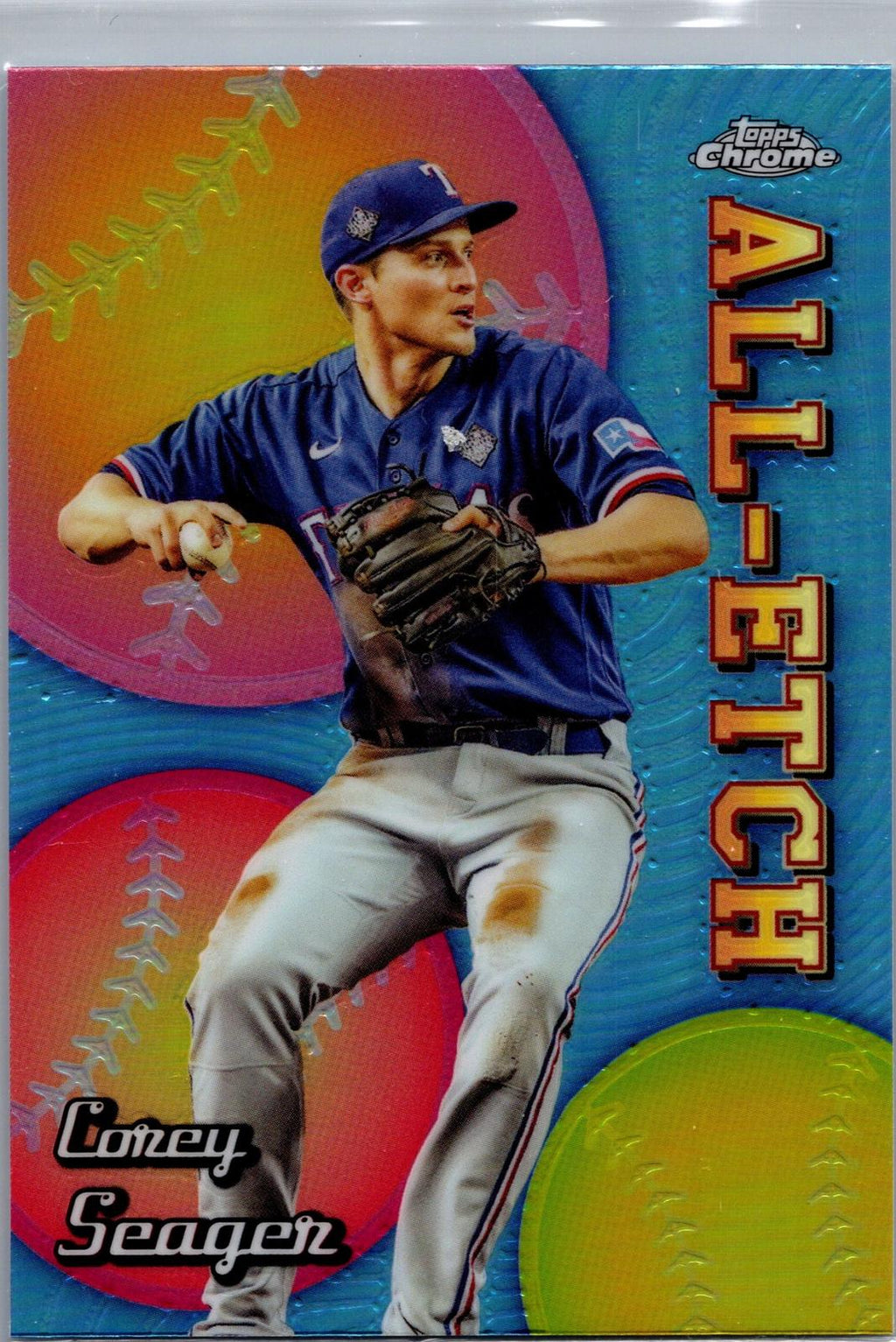 2024 Topps Chrome #CAE-9 Corey Seager Chrome All-Etch