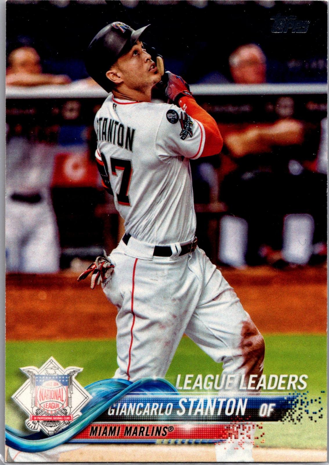 2018 Topps #64 Giancarlo Stanton Rainbow Foil