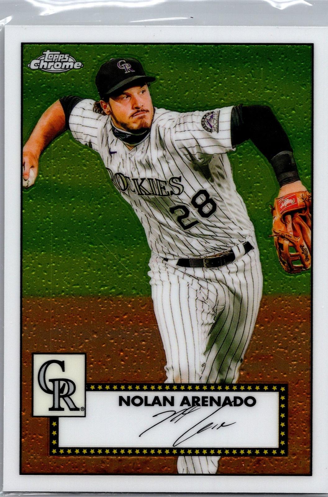 2021 Topps #TC52-35 Nolan Arenado 1952 Topps Redux Chrome