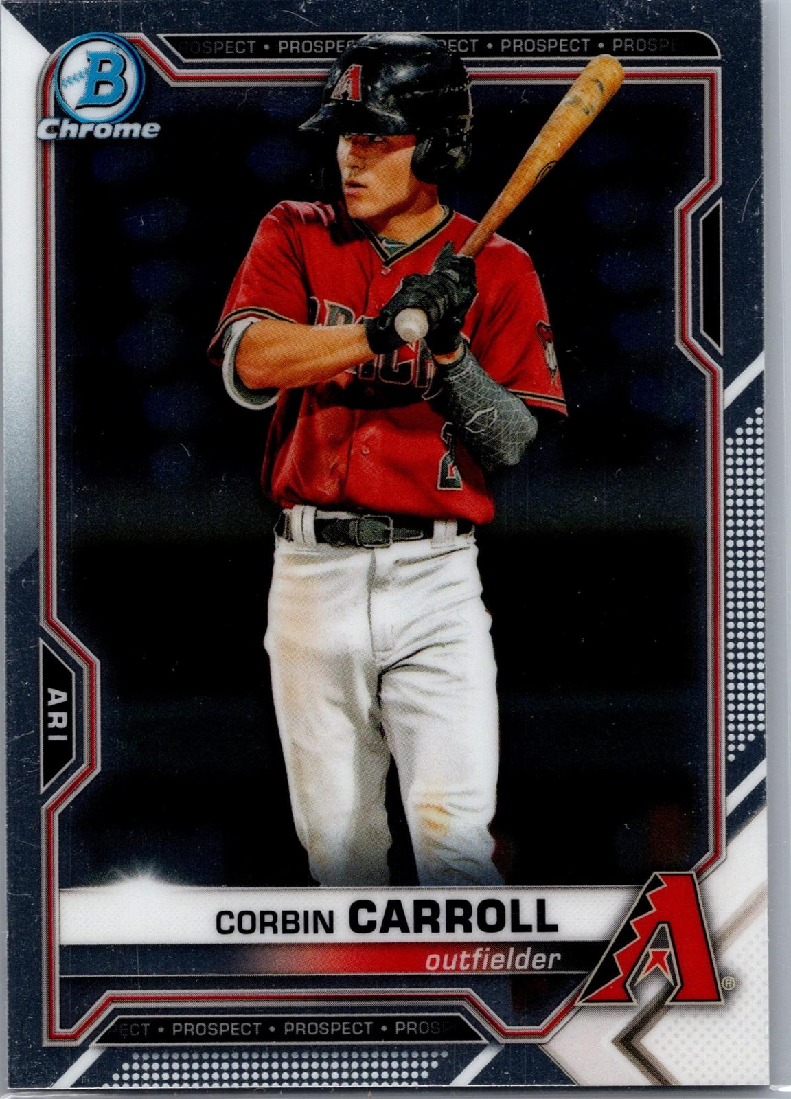 2021 Bowman #BCP-142 Corbin Carroll Chrome Prospects