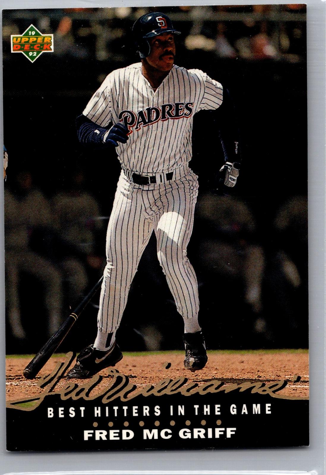 1992 Upper Deck #T8 Fred McGriff Ted Williams' Best
