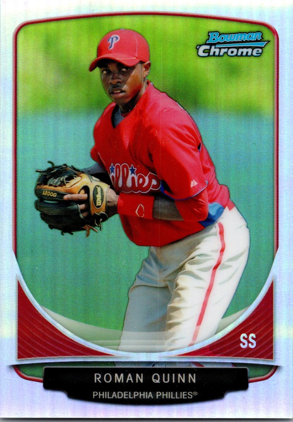 2013 Bowman #CC-PP4 Roman Quinn Chrome Cream of the Crop Mini Refractor
