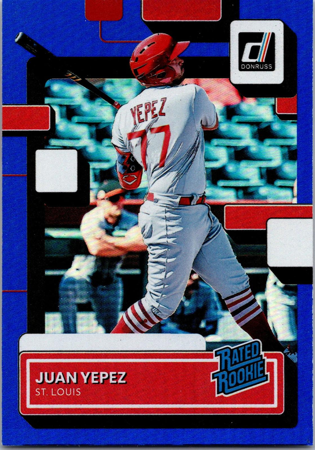 2022 Donruss #69 Juan Yepez Holo Blue