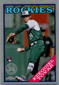 2023 Topps Chrome #88BC-9 Ezequiel Tovar 1988 Topps Baseball 35th Anniversary