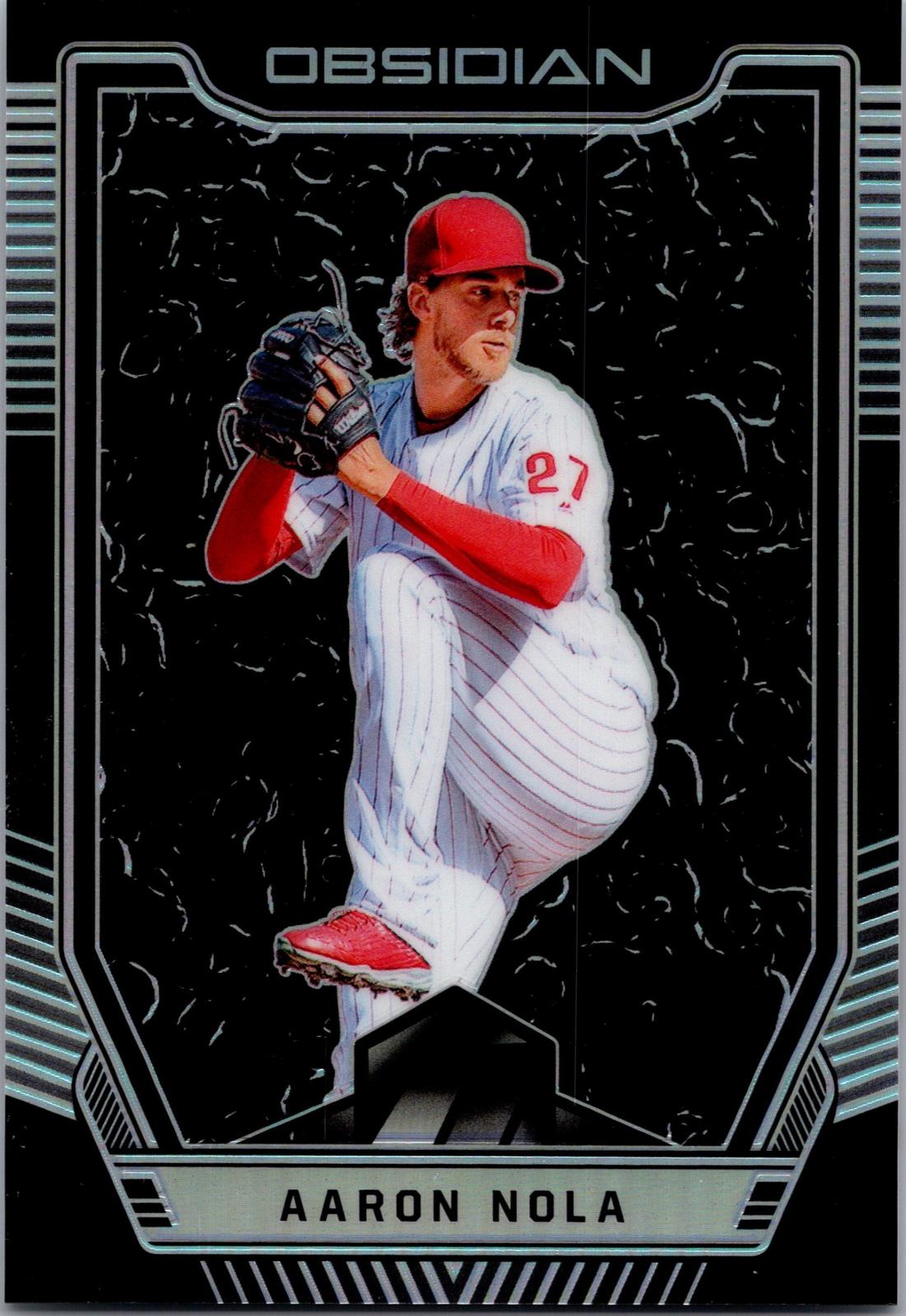 2019 Panini Chronicles #6 Aaron Nola Obsidian