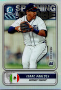 2020 Bowman #STG-IP Isaac Paredes Chrome Spanning the Globe