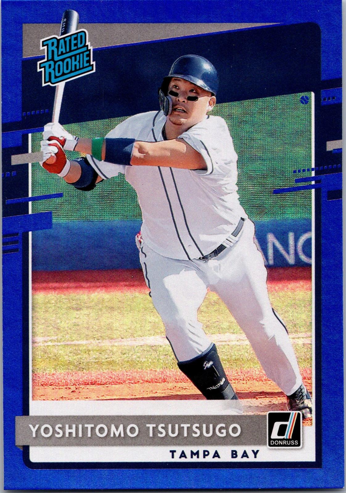 2020 Donruss #263 Yoshitomo Tsutsugo Holo Blue