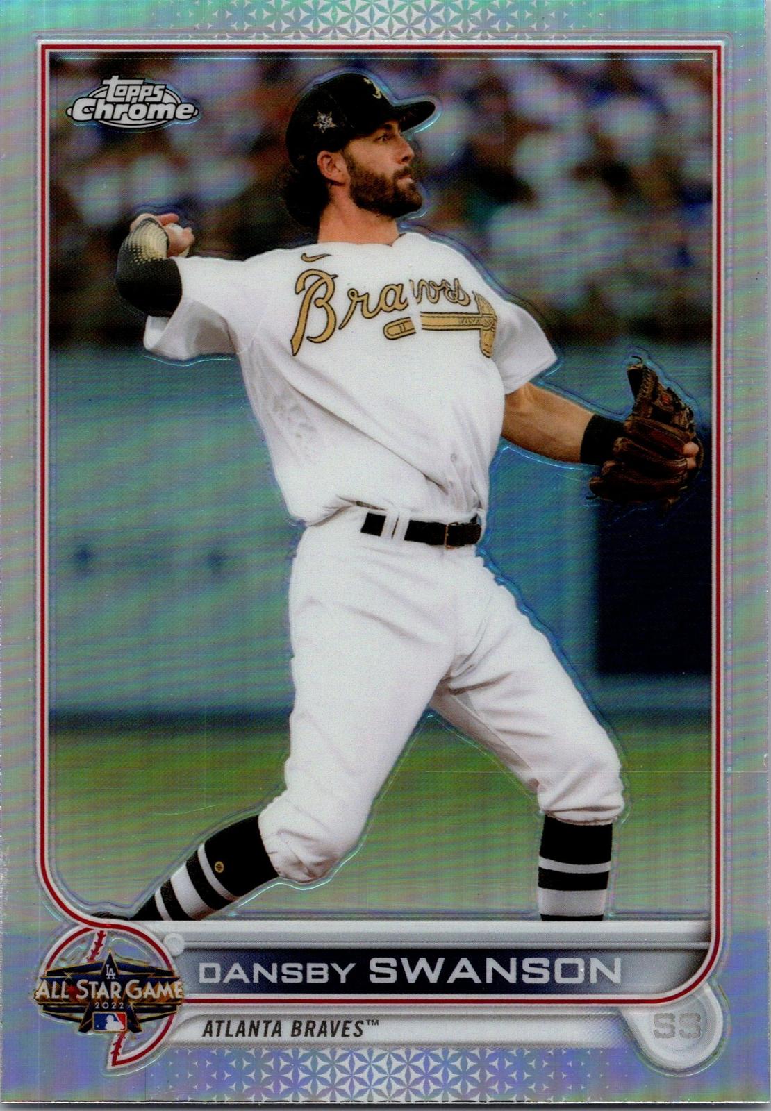 2022 Topps Chrome Update #ASGC-31 Dansby Swanson 2022 All-Star Game Chrome