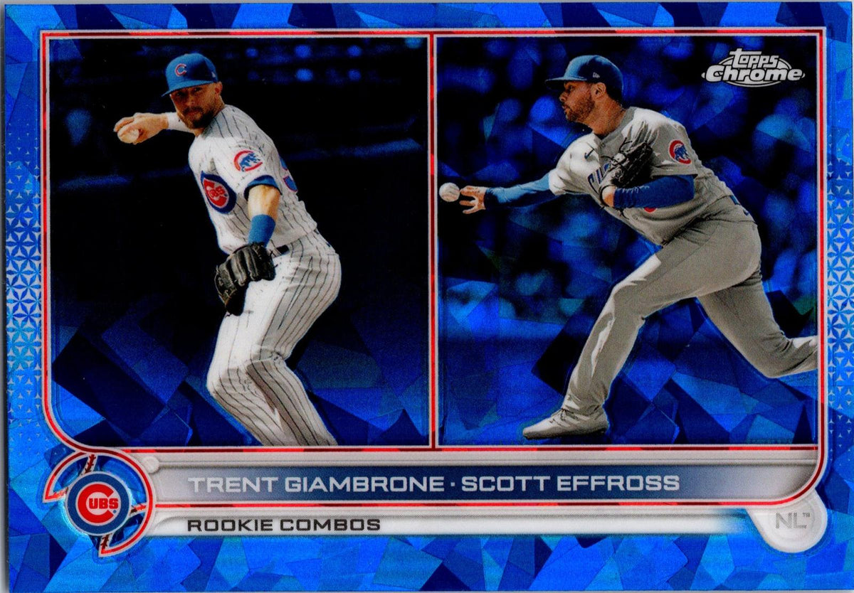 2022 Topps Chrome Update Sapphire Edition #US283 Giambrone /Effross RCOM,