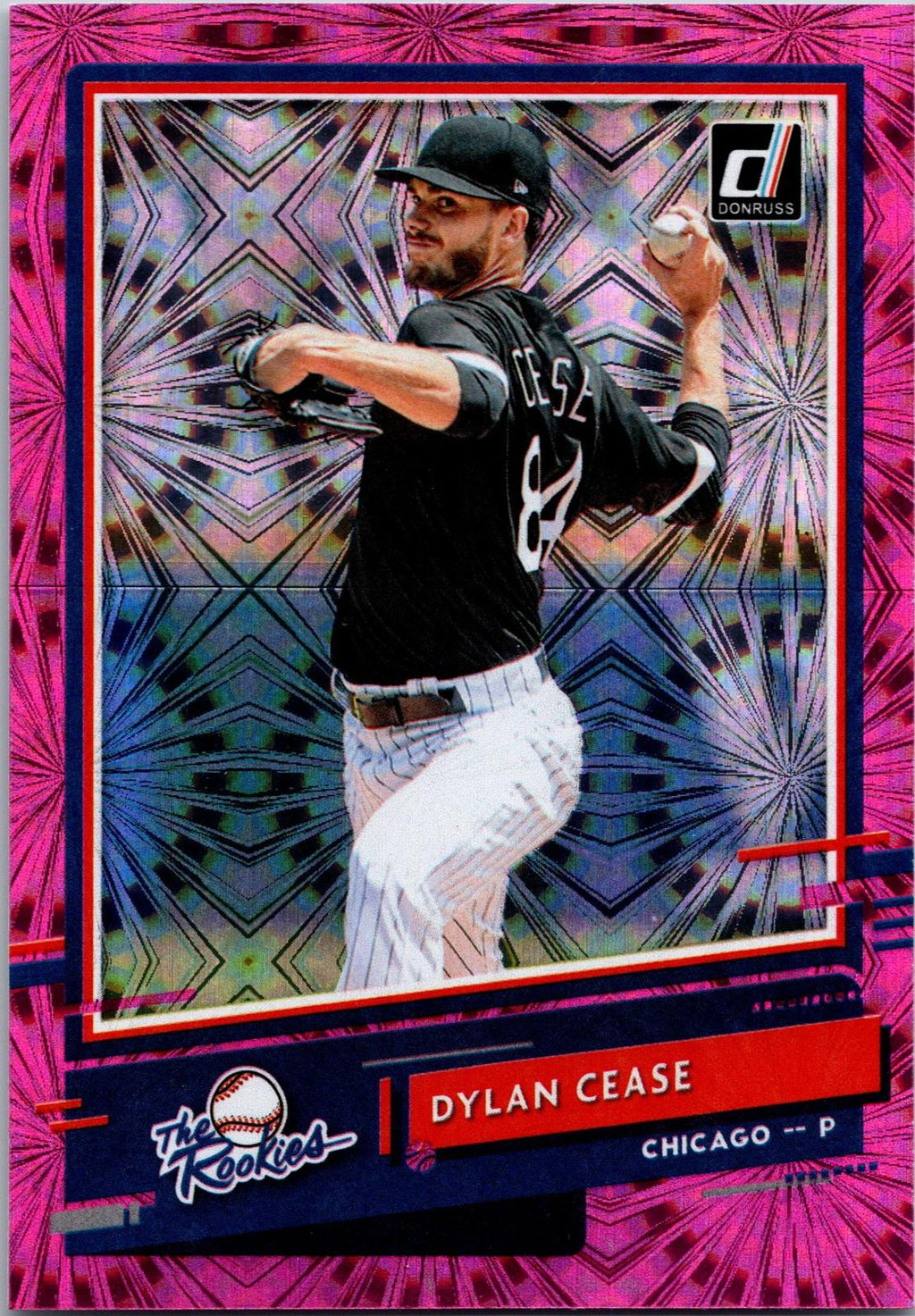 2020 Donruss #R-2 Dylan Cease The Rookies Pink Fireworks