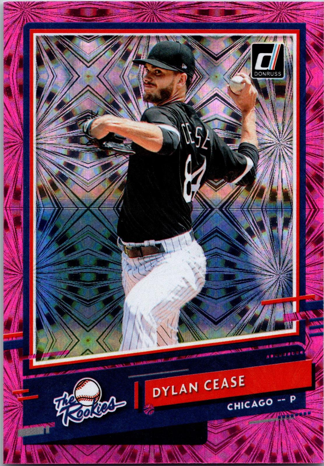 2020 Donruss #R-2 Dylan Cease The Rookies Pink Fireworks