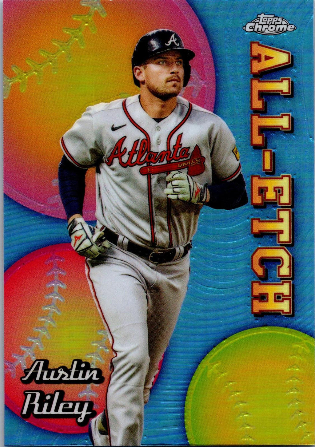2024 Topps Chrome #CAE-8 Austin Riley Chrome All-Etch
