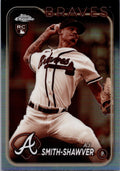 2024 Topps Chrome #19 AJ Smith-Shawver Sepia Refractor