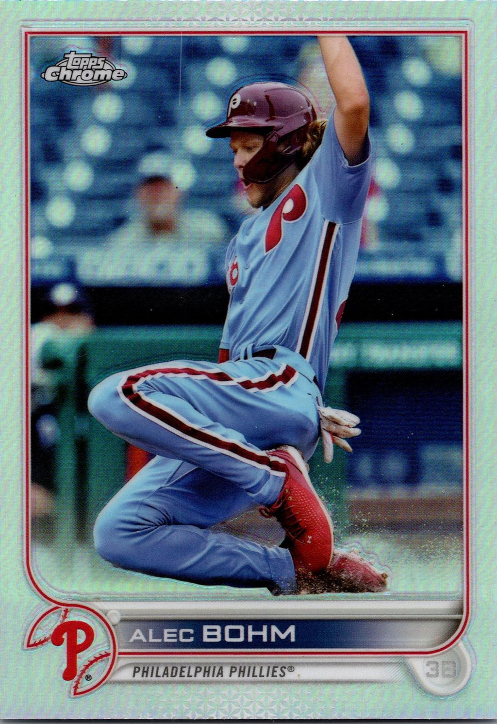 2021 Stadium Club #112 Alec Bohm Chrome Refractor