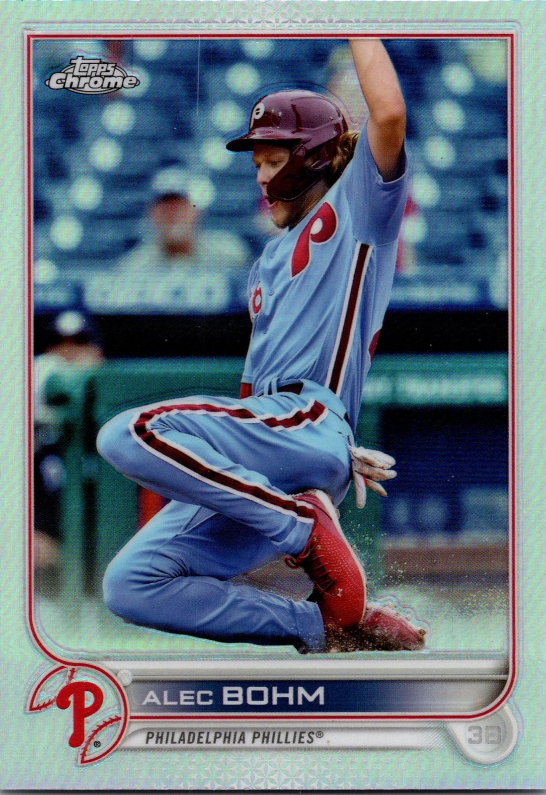 2021 Stadium Club #112 Alec Bohm Chrome Refractor