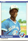 1984 Fleer #152 Tony Fernandez