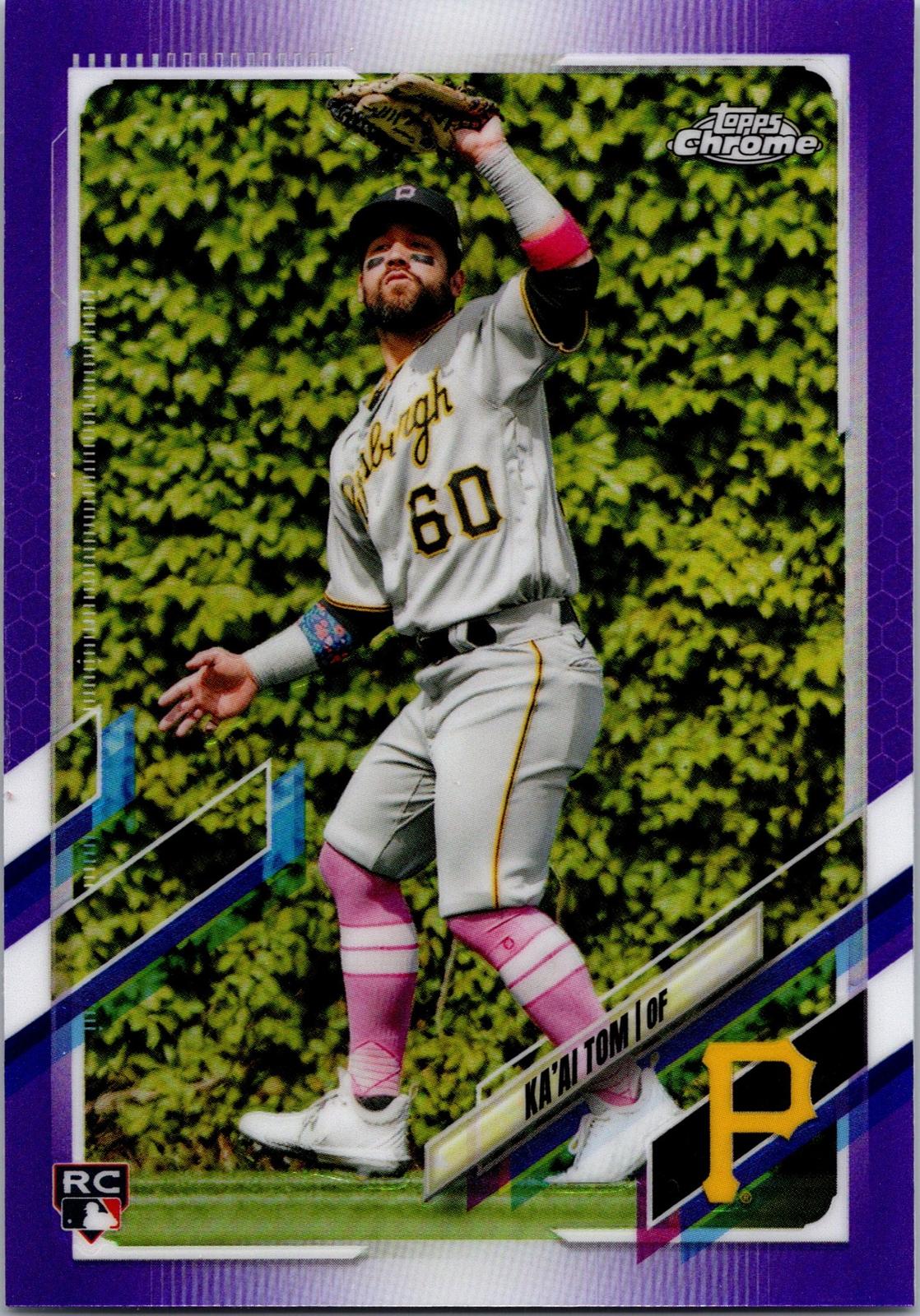 2021 Topps Chrome Update #USC7 Ka'ai Tom Purple Refractor