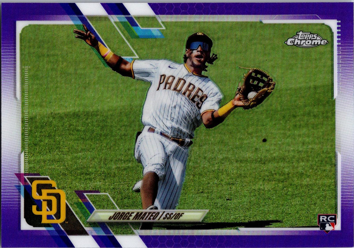 2021 Topps Chrome Update #USC58 Jorge Mateo Purple Refractor
