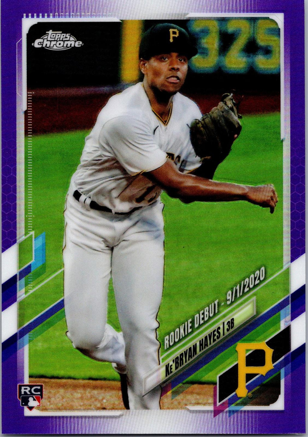 2021 Topps Chrome Update #USC63 Ke'Bryan Hayes Purple Refractor