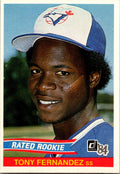 1984 Donruss #32 Tony Fernandez