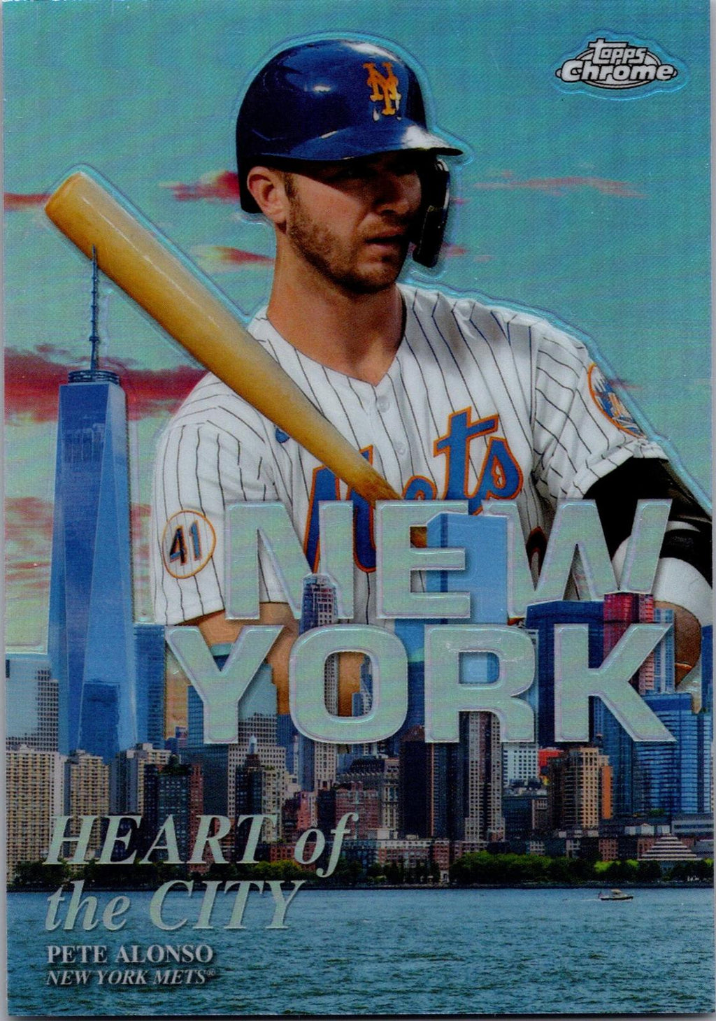 2022 Topps Chrome #HOC-4 Pete Alonso Heart of the City