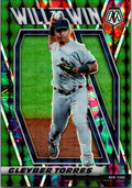 2021 Panini Mosaic #WTW7 Gleyber Torres Will to Win Green