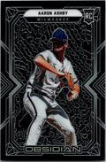 2022 Panini Chronicles #12 Aaron Ashby Obsidian