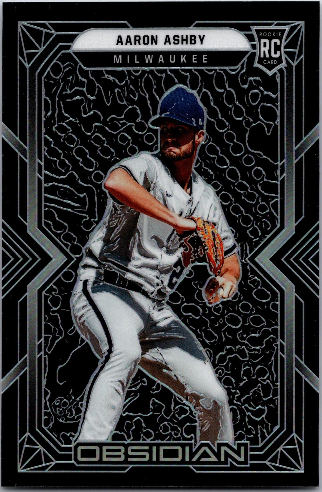 2022 Panini Chronicles #12 Aaron Ashby Obsidian