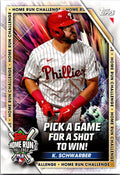 2023 Topps #HRC-19 Kyle Schwarber Home Run Challenge (Series One)