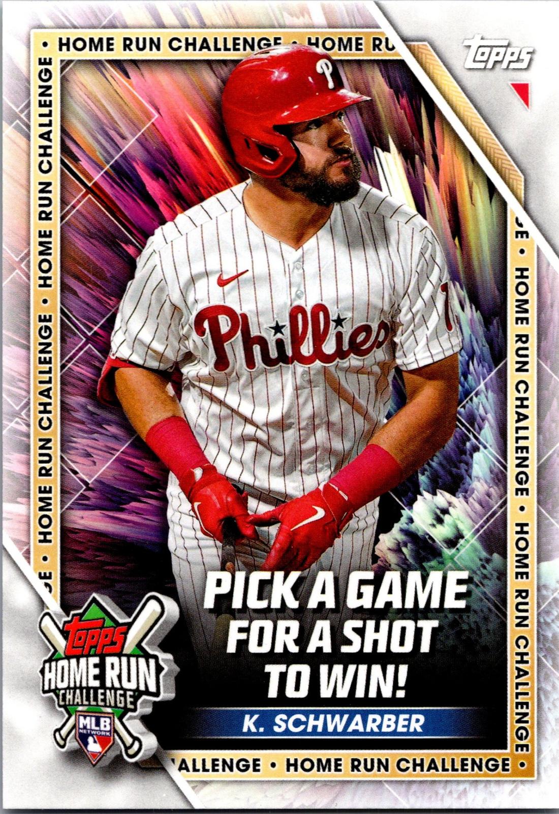 2023 Topps #HRC-19 Kyle Schwarber Home Run Challenge (Series One)