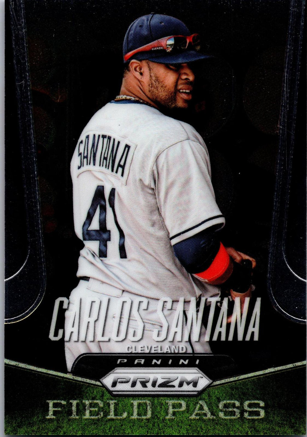 2015 Panini Prizm #3 Carlos Santana Field Pass
