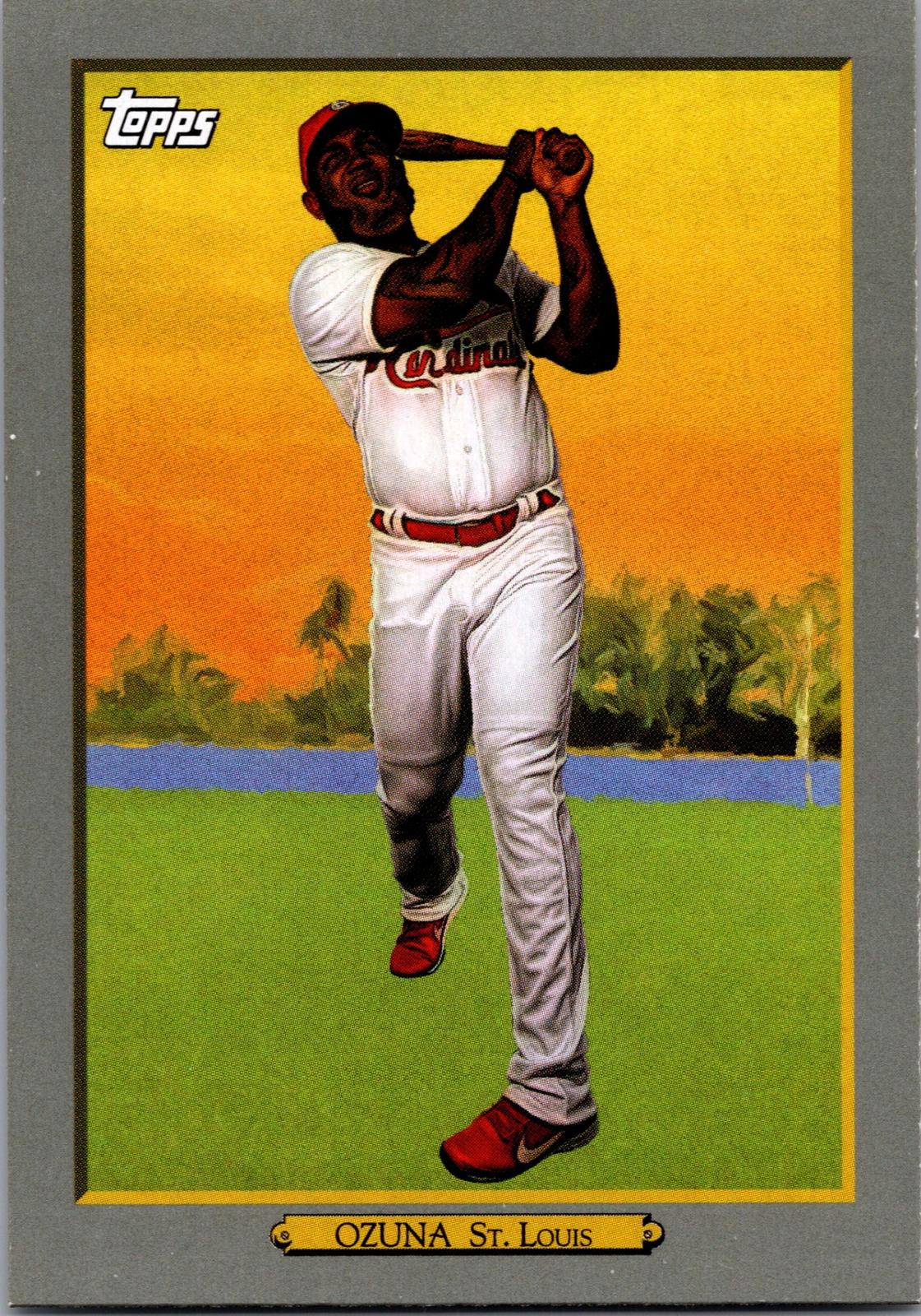2020 Topps #TR-82 Marcell Ozuna Turkey Red 2020 (Series 1)
