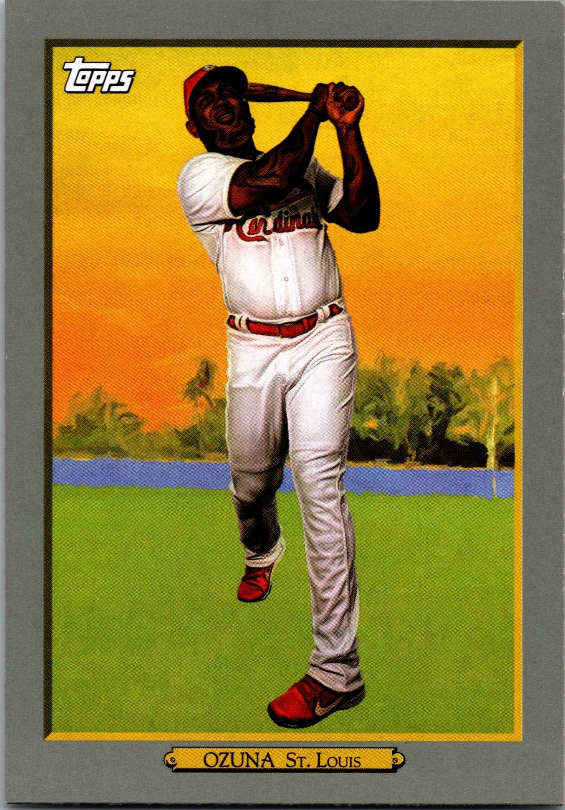 2020 Topps #TR-82 Marcell Ozuna Turkey Red 2020 (Series 1)