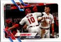2021 Topps #166 Elbows Only (Justin Upton / Mike Trout)