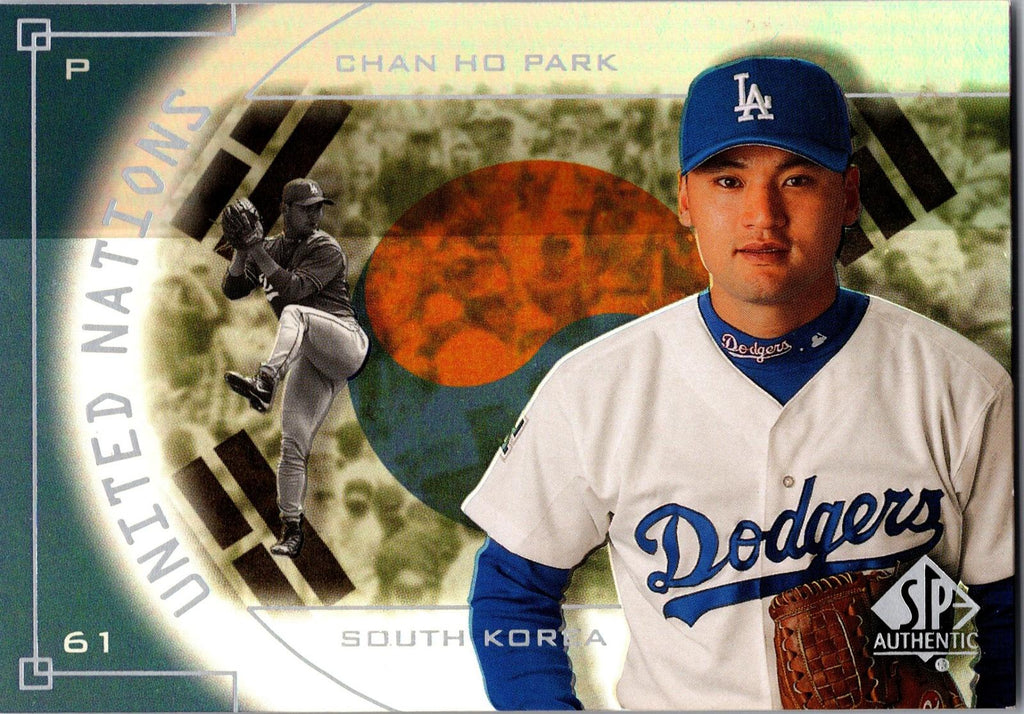 2000 SP Authentic #UN10 Chan Ho Park United Nations