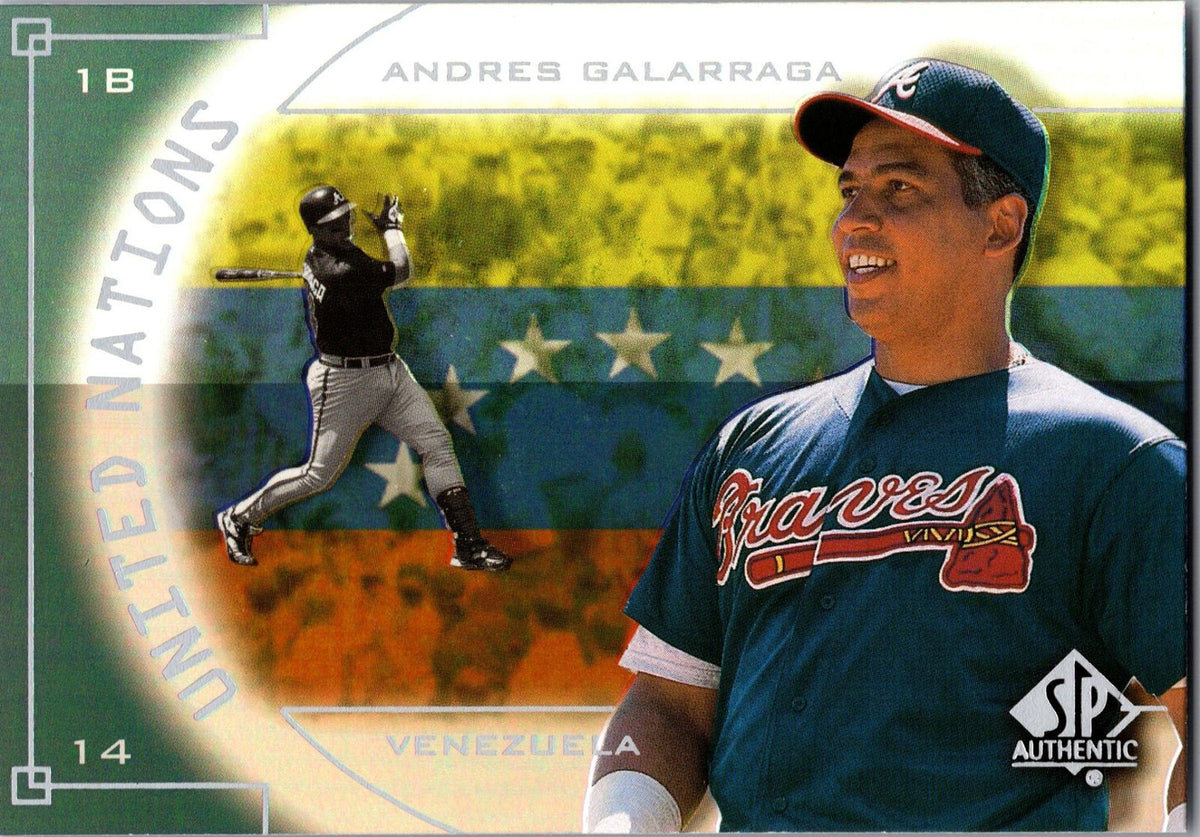 2000 SP Authentic #UN4 Andres Galarraga United Nations