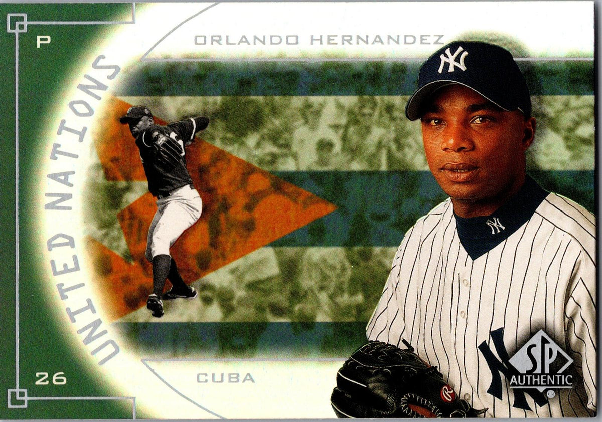 2000 SP Authentic #UN3 Orlando Hernandez United Nations