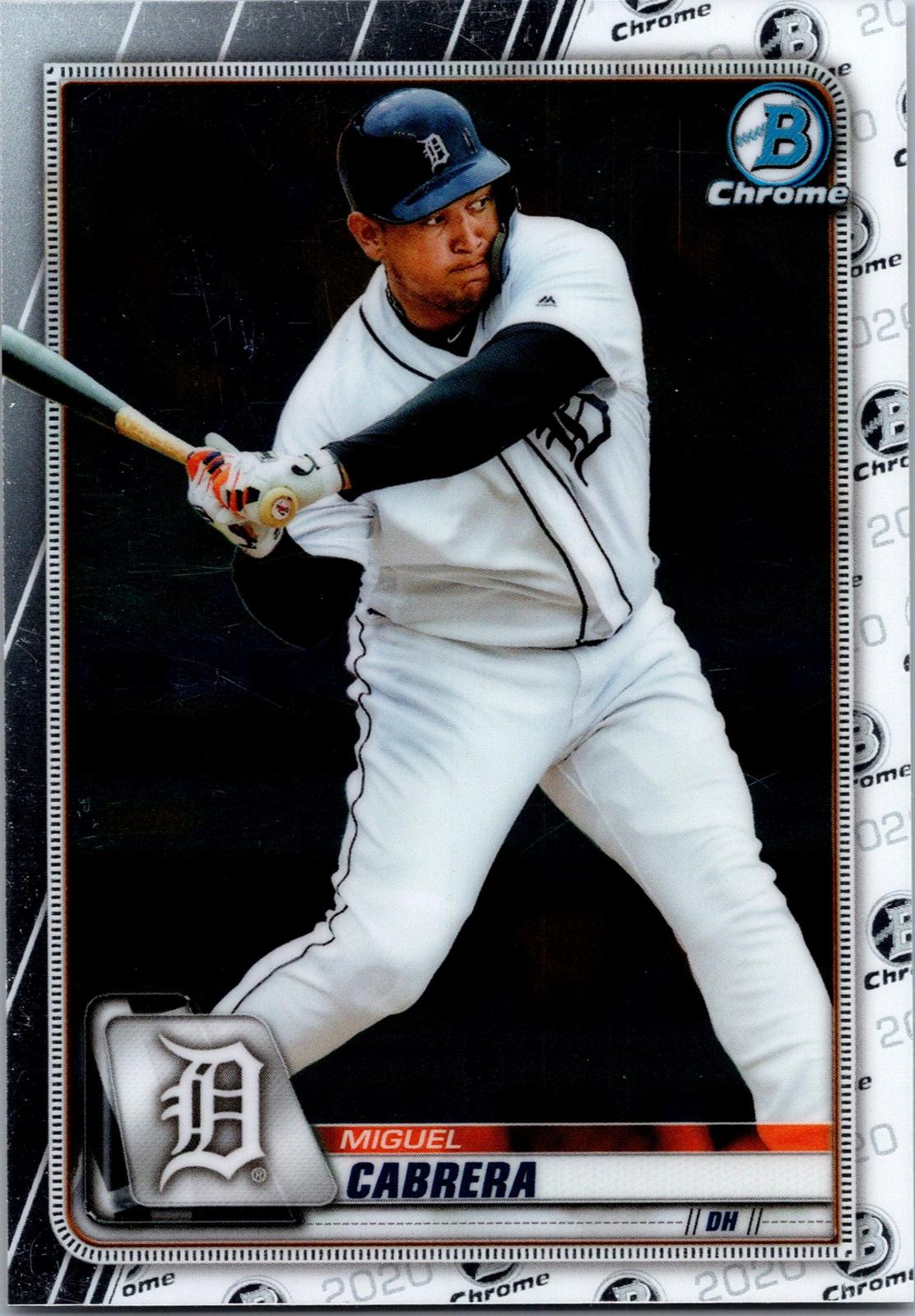 2020 Bowman Chrome #86 Miguel Cabrera