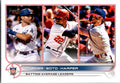 2022 Topps 1st Edition #59 NL Batting Average Leaders (Turner /Soto /Harper)