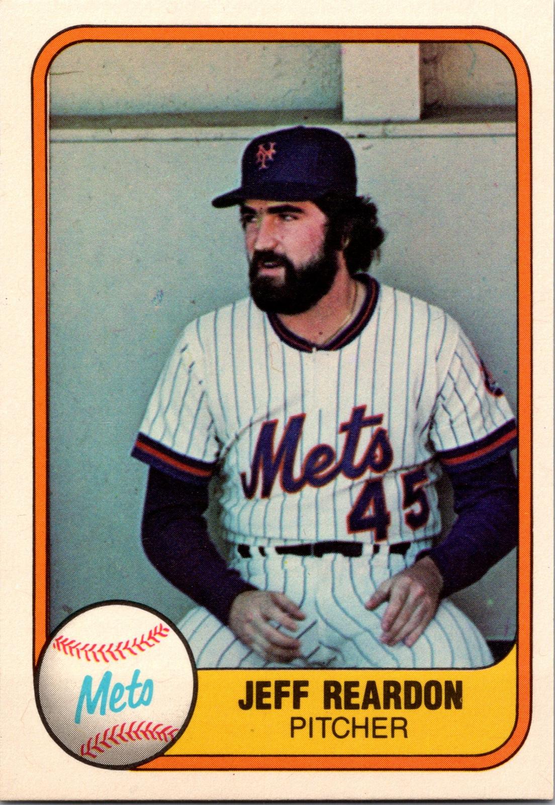 1981 Fleer #335 Jeff Reardon