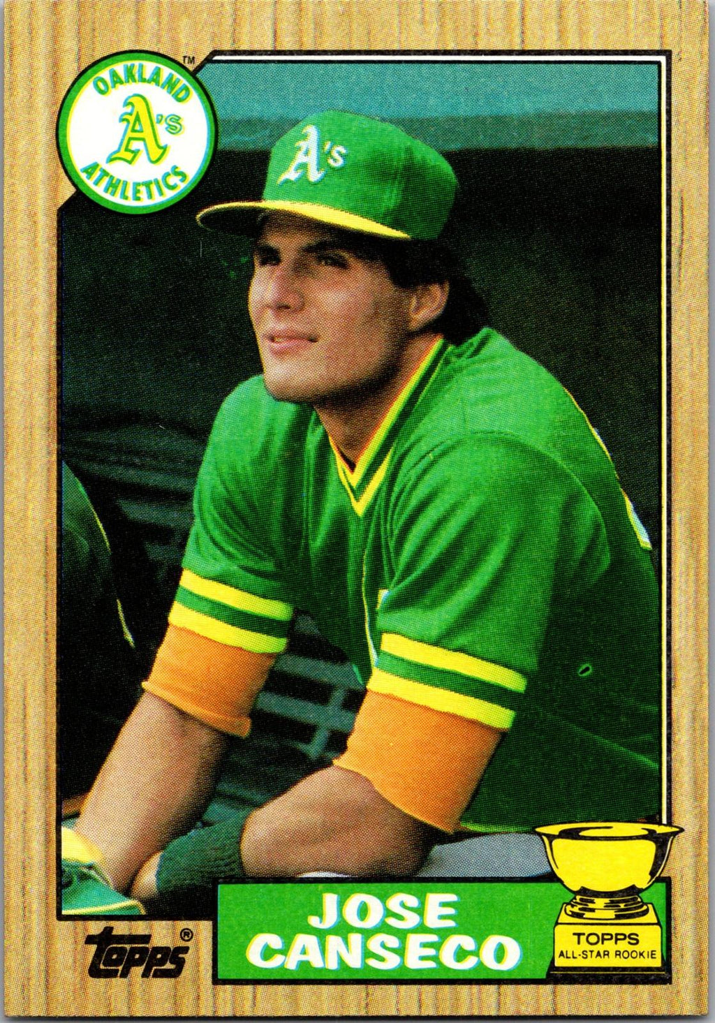 1987 Topps #620 Jose Canseco