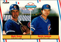 1988 Fleer #641 Mark Grace / Darrin Jackson