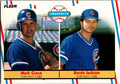 1988 Fleer #641 Mark Grace / Darrin Jackson