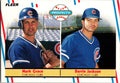 1988 Fleer #641 Mark Grace / Darrin Jackson