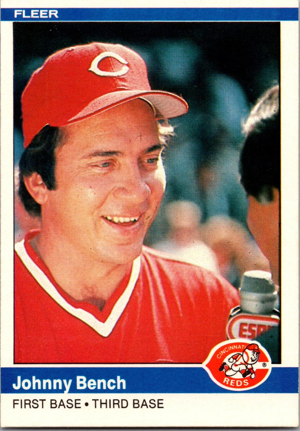 1984 Fleer #462 Johnny Bench